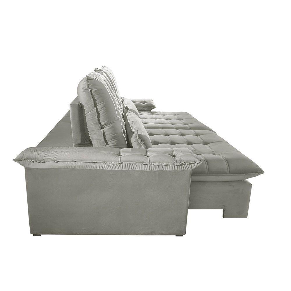 Sofá Victory Linho 02 Módulos De 90cm B25cm Meu Sofá Online A230 Linho Cinza - 5