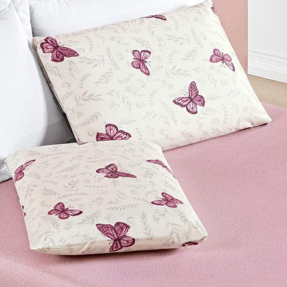 Jogo De Cama Avere King 03 Peças - Borboletas - 3