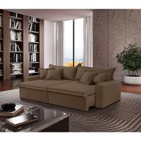 Sofá Montreal Veludo 02 Módulos 80cm B25cm Meu Sofá Online B016 Veludo Marrom - 1