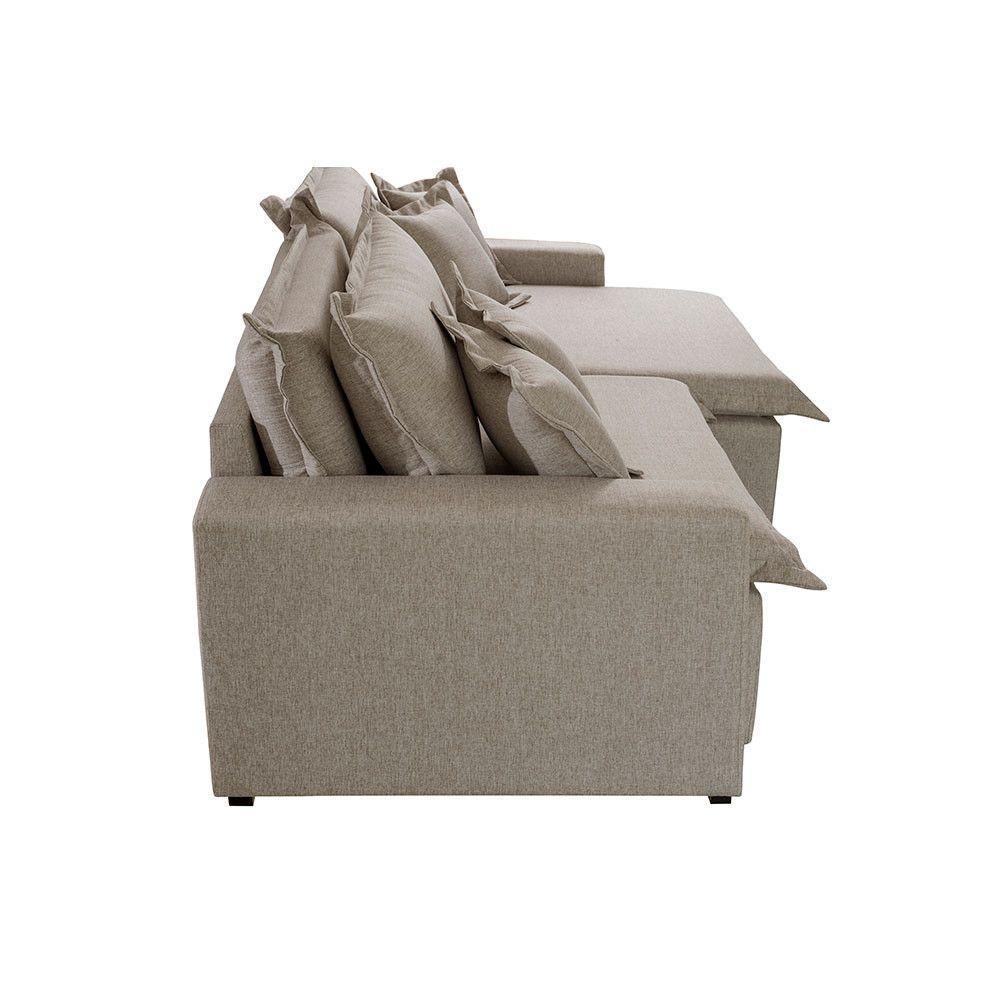 Sofá Montreal Veludo 2 Módulos De 120m B25cm Meu Sofá Online B002 Veludo Capuccino - 6