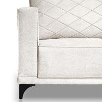 Sofa Nori 3 Lugares Pes De Ferro 220cm Linho Boucle 3300 Ezz 3300 - 8