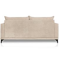 Sofa Nori 3 Lugares Pes De Ferro 200cm Linho Boucle 3301 Ezz 3301 - 7