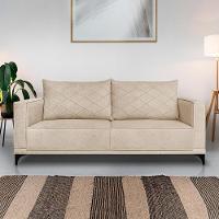 Sofa Nori 3 Lugares Pes De Ferro 200cm Linho Boucle 3301 Ezz 3301 - 9