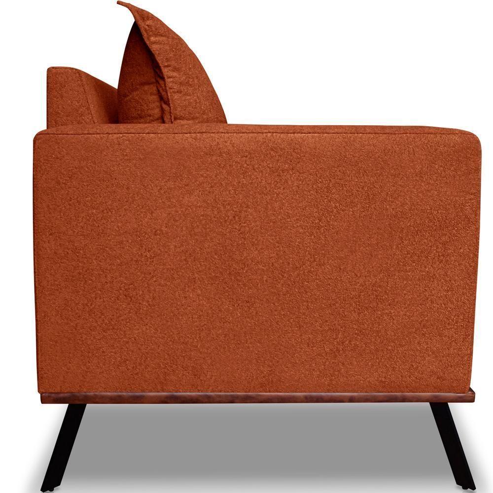 Sofa Aya 3 Lugares Para Sala De Estar 220cm Boucle 3303 Ezz 3303 - 9