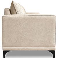 Sofa Nori 2 Lugares Pes De Ferro 180cm Linho Boucle 3301 Ezz 3301 - 9