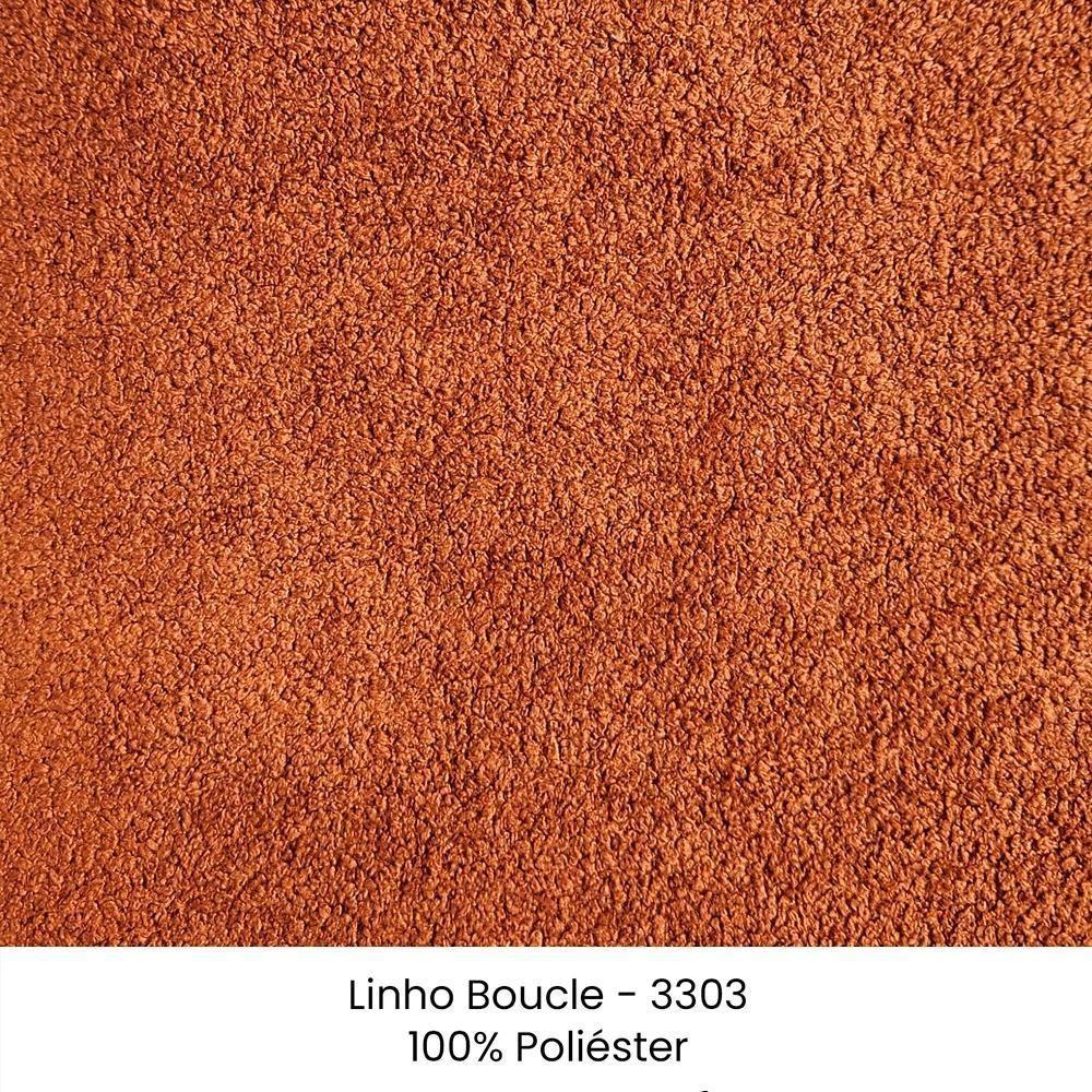 Sofa Nori 2 Lugares Pes De Ferro 180cm Linho Boucle 3303 Ezz 3303 - 5