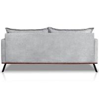 Sofa Aya 3 Lugares Para Sala De Estar 220cm Boucle 3302 Ezz 3302 - 7