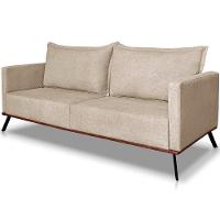 Sofa Aya 3 Lugares Para Sala De Estar 220cm Boucle 3301 Ezz 3301 - 6