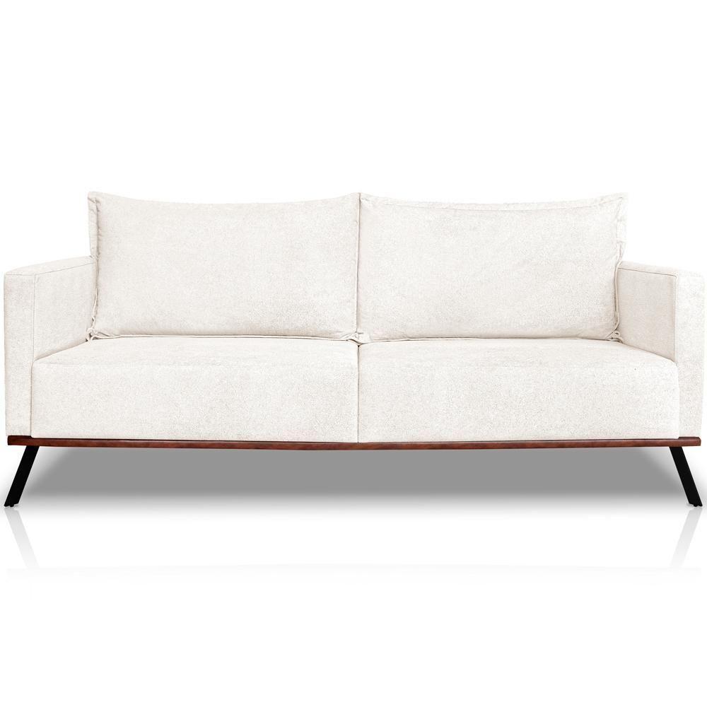 Sofa Aya 3 Lugares Para Sala De Estar 220cm Boucle 3300 Ezz 3300 - 1