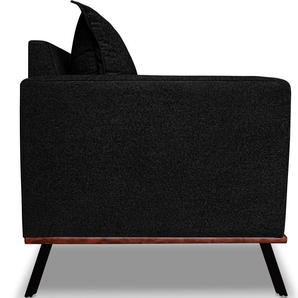 Sofa Aya 3 Lugares Para Sala De Estar 220cm Boucle 3304 Ezz 3304 - 9