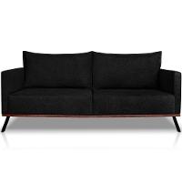 Sofa Aya 3 Lugares Para Sala De Estar 220cm Boucle 3304 Ezz 3304 - 1