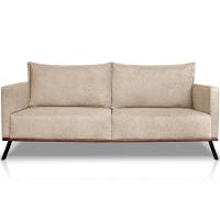 Sofa Aya 3 Lugares Para Sala De Estar 200cm Boucle 3301 Ezz 3301 - 1