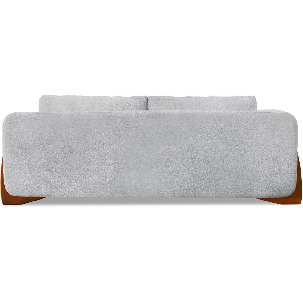 Sofa Jolie 3 Lugares 220cm Pes Boomerang Linho Boucle 3302 Ezz 3302 - 5