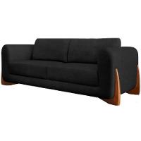 Sofa Jolie 3 Lugares 220cm Pes Boomerang Linho Boucle 3304 Ezz 3304 - 1