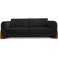 Sofa Jolie 3 Lugares 220cm Pes Boomerang Linho Boucle 3304 Ezz 3304 - 7