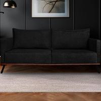 Sofa Aya 3 Lugares Para Sala De Estar 200cm Boucle 3304 Ezz 3304 - 2