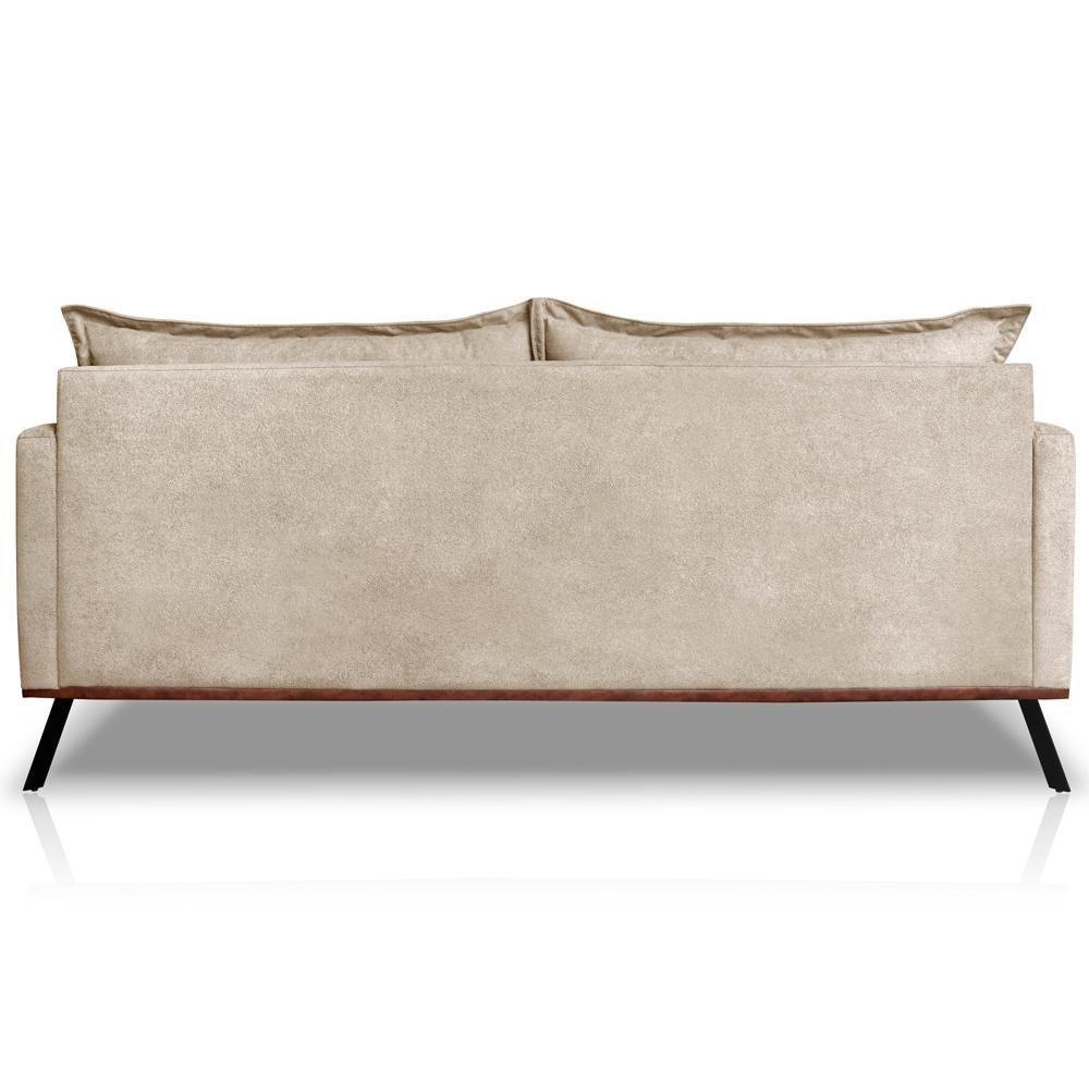 Sofa Aya 2 Lugares Para Sala De Estar 180cm Boucle 3301 Ezz 3301 - 6
