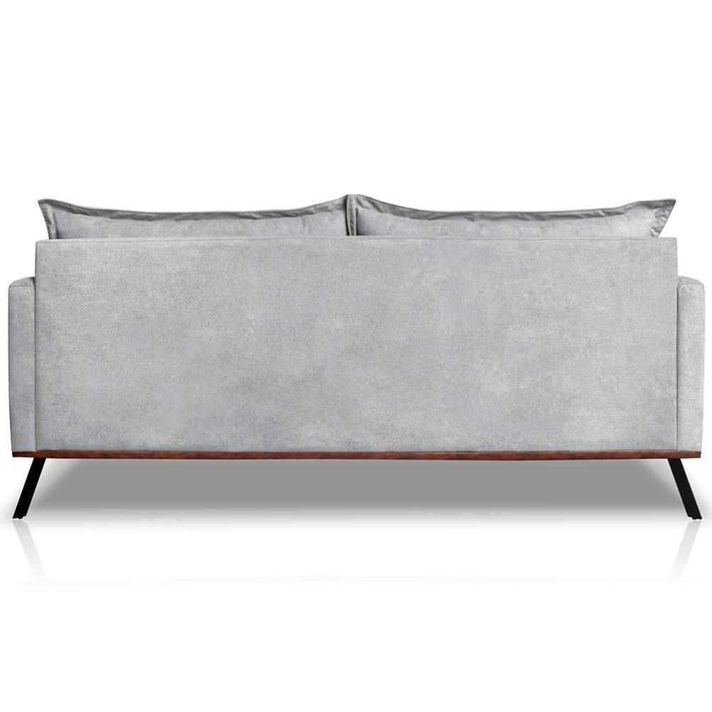Sofa Aya 2 Lugares Para Sala De Estar 160cm Boucle 3302 Ezz 3302 - 7