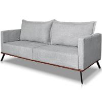 Sofa Aya 2 Lugares Para Sala De Estar 160cm Boucle 3302 Ezz 3302 - 6