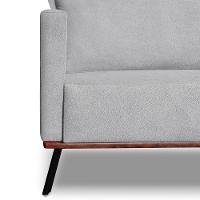 Sofa Aya 2 Lugares Para Sala De Estar 160cm Boucle 3302 Ezz 3302 - 8