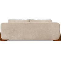 Sofa Jolie 3 Lugares 230cm Pes Boomerang Linho Boucle 3301 Ezz 3301 - 6