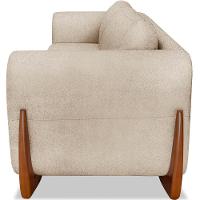 Sofa Jolie 3 Lugares 230cm Pes Boomerang Linho Boucle 3301 Ezz 3301 - 9