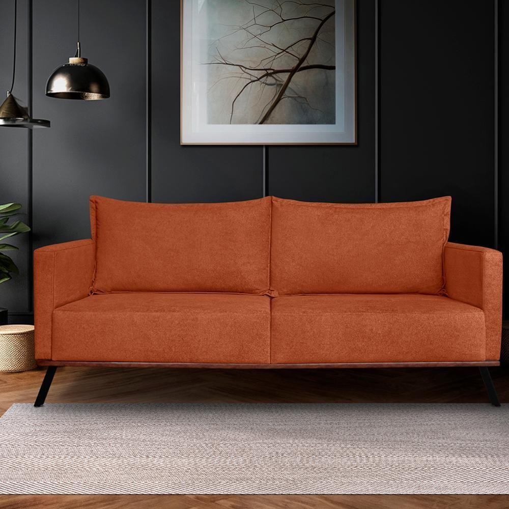 Sofa Aya 2 Lugares Para Sala De Estar 160cm Boucle 3303 Ezz 3303 - 10