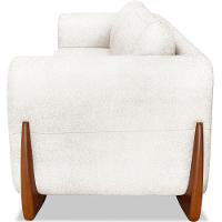 Sofa Jolie 3 Lugares 220cm Pes Boomerang Linho Boucle 3300 Ezz 3300 - 9