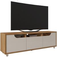 Rack Bancada Para Tv 60 Pol 160cm 11079 Cedro Off White Dcasa Cedro Off White - 1