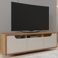 Rack Bancada Para Tv 60 Pol 160cm 11079 Cedro Off White Dcasa Cedro Off White - 2