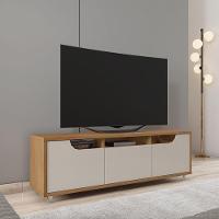 Rack Bancada Para Tv 60 Pol 160cm 11079 Cedro Off White Dcasa Cedro Off White - 7