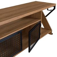 Rack Industrial 160cm Tv 60 Com Led P1033 Mell Pp Milani Store Mell