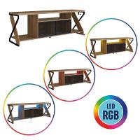 Rack Industrial 160cm Tv 60 Com Led P1033 Mell Pp Milani Store Mell - 5