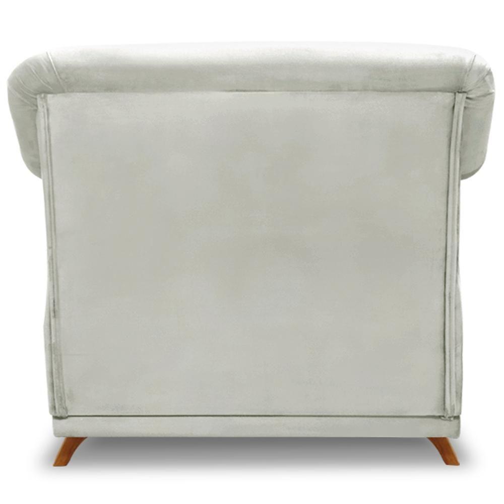 Kit 2 Poltronas Decorativas Retro Polo Veludo 2223 Ezz 2223 - 6