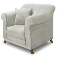 Poltrona Decorativa Retro Polo Com Almofada Veludo 2223 Ezz 2223 - 1
