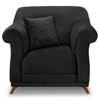 Poltrona Decorativa Retro Polo Com Almofada Veludo 2237 Ezz 2237 - 7