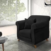 Kit 2 Poltronas Decorativas Retro Polo Suede 1105 Ezz 1105 - 10