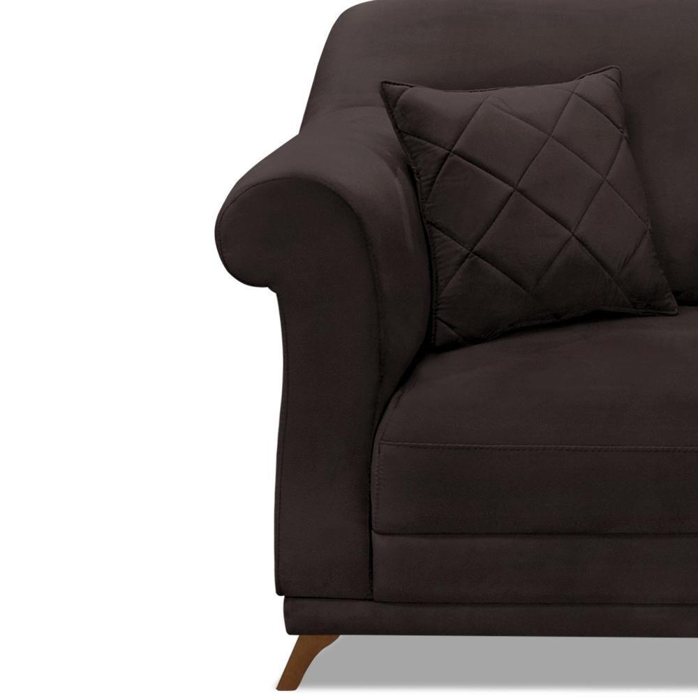 Kit 2 Poltronas Decorativas Retro Polo Suede 1102 Ezz 1102 - 8