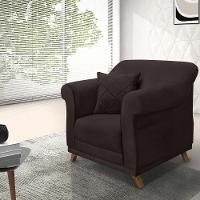 Kit 2 Poltronas Decorativas Retro Polo Suede 1102 Ezz 1102 - 10