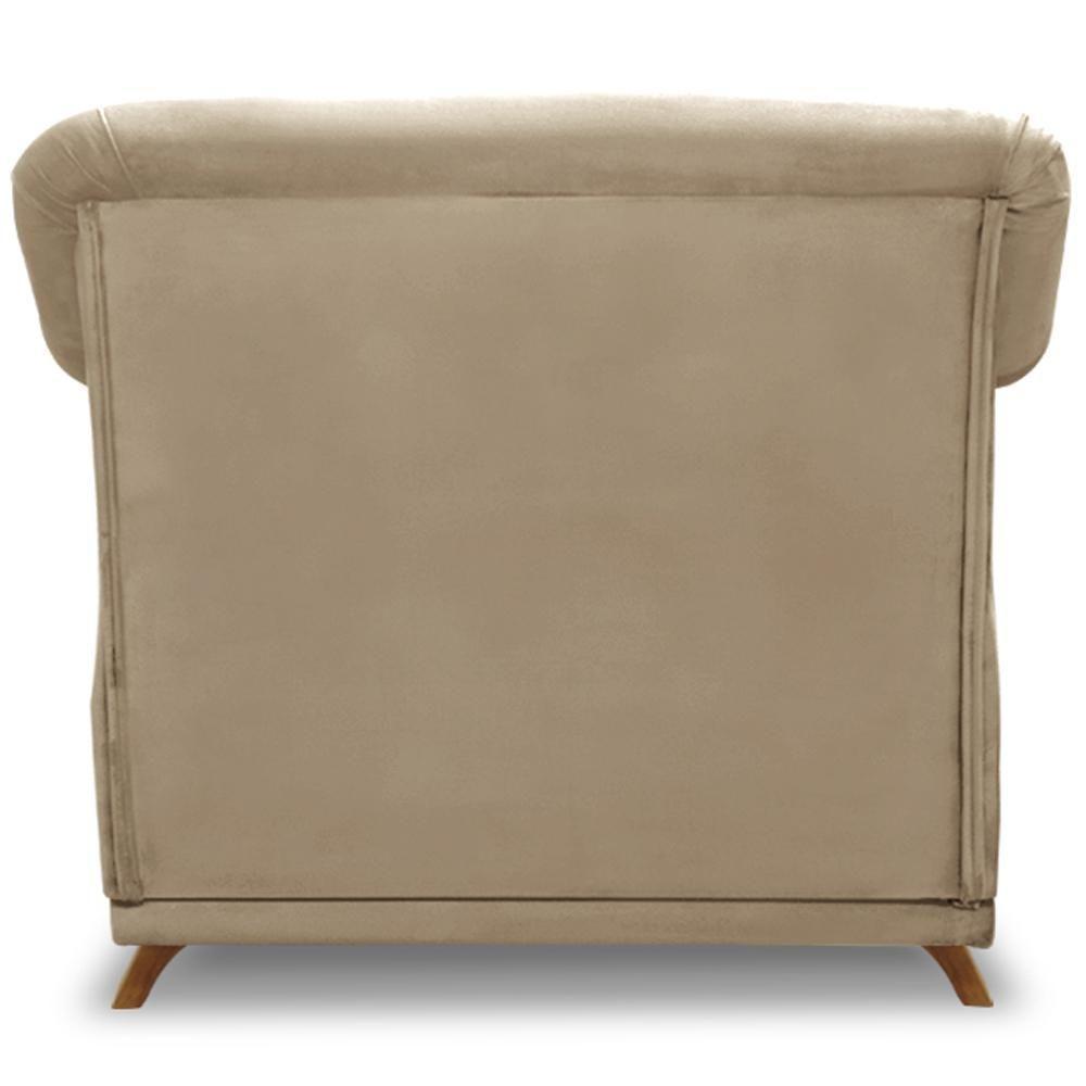 Poltrona Decorativa Retro Polo Com Almofada Suede 1101 Ezz 1101 - 6