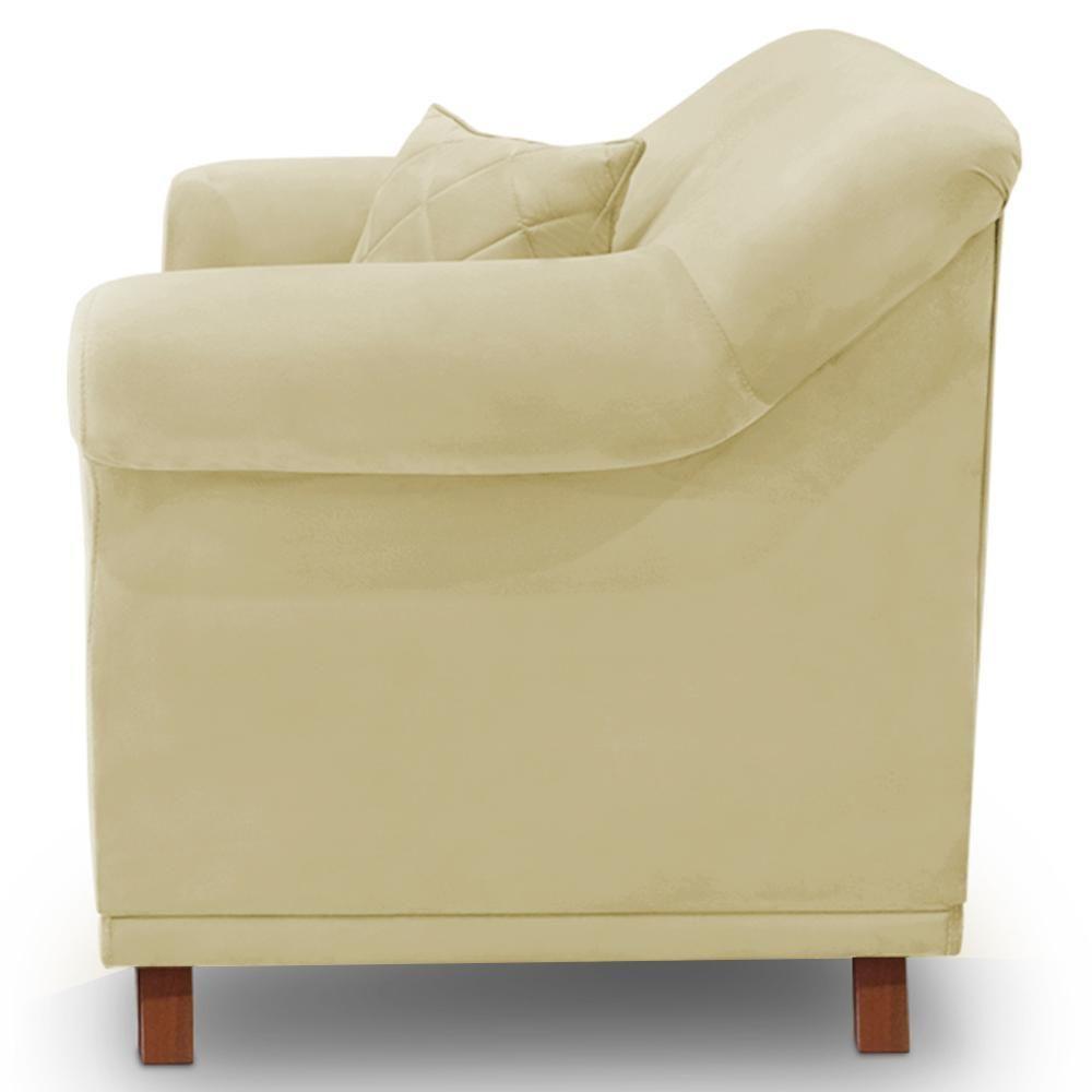 Poltrona Decorativa Retro Polo Com Almofada Suede 1100 Ezz 1100 - 9