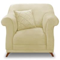 Poltrona Decorativa Retro Polo Com Almofada Suede 1100 Ezz 1100 - 6