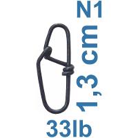 Snap De Pesca Quick Lock N1 Marine Sports 15kg 33lb 20pçs