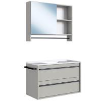 Kit Gabinete Suspenso Com Cuba E Espelheira 80cm Arenas Proddy Arenas - 1