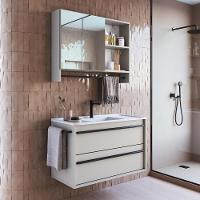 Kit Gabinete Suspenso Com Cuba E Espelheira 80cm Arenas Proddy Arenas - 2