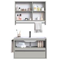 Kit Gabinete Suspenso Com Cuba E Espelheira 80cm Arenas Proddy Arenas - 6