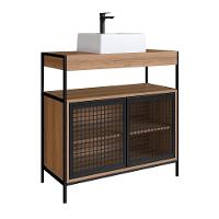 Kit Gabinete E Cuba Para Banheiro P1038c Mell Pp Milani Store Mell - 1