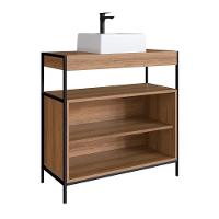 Kit Gabinete E Cuba Para Banheiro P1038c Mell Pp Milani Store Mell - 6