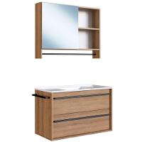 Kit Gabinete Suspenso Com Cuba E Espelheira 80cm Mel Proddy Mel - 1