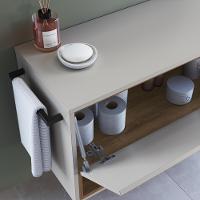 Gabinete Para Banheiro 01 Porta Basculante 80cm Proddy Mel Arenas - 5